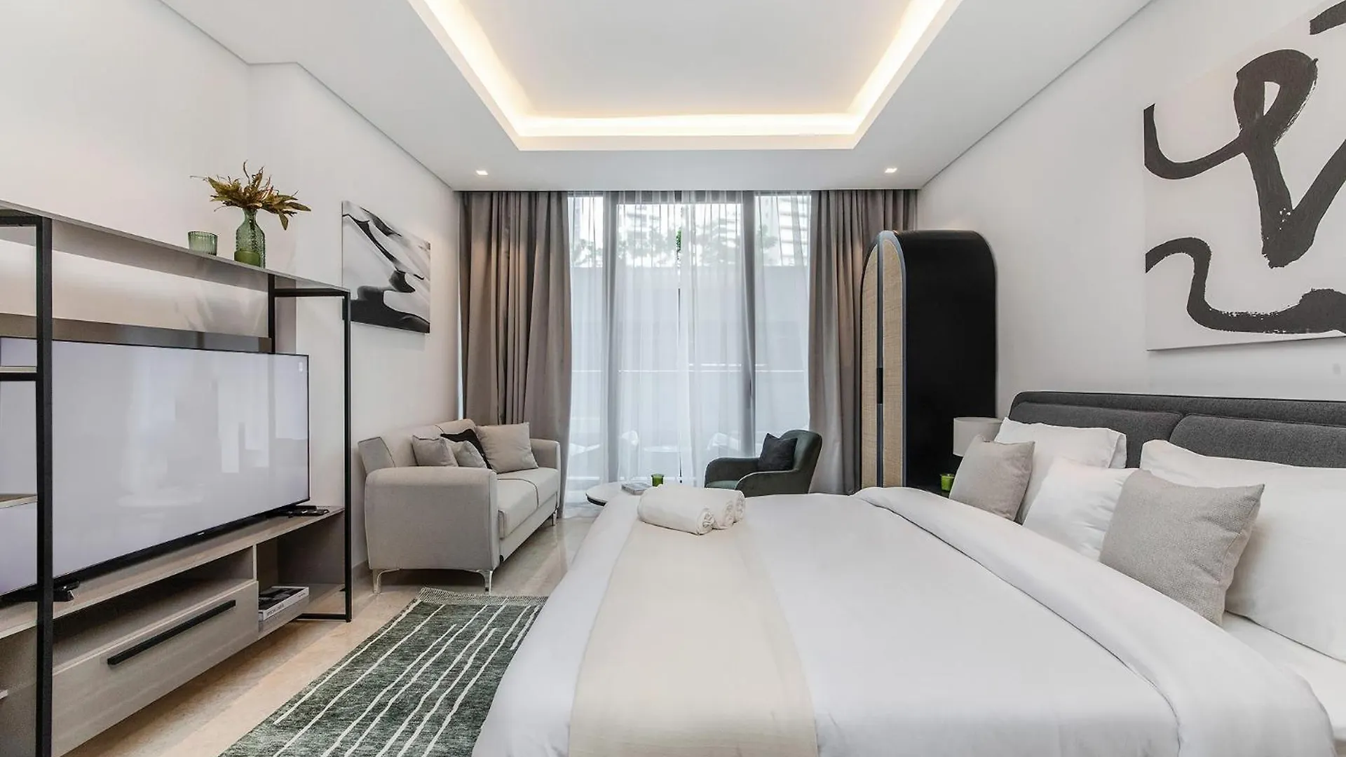 Apartment Downtown Studio Sterling West Dubai