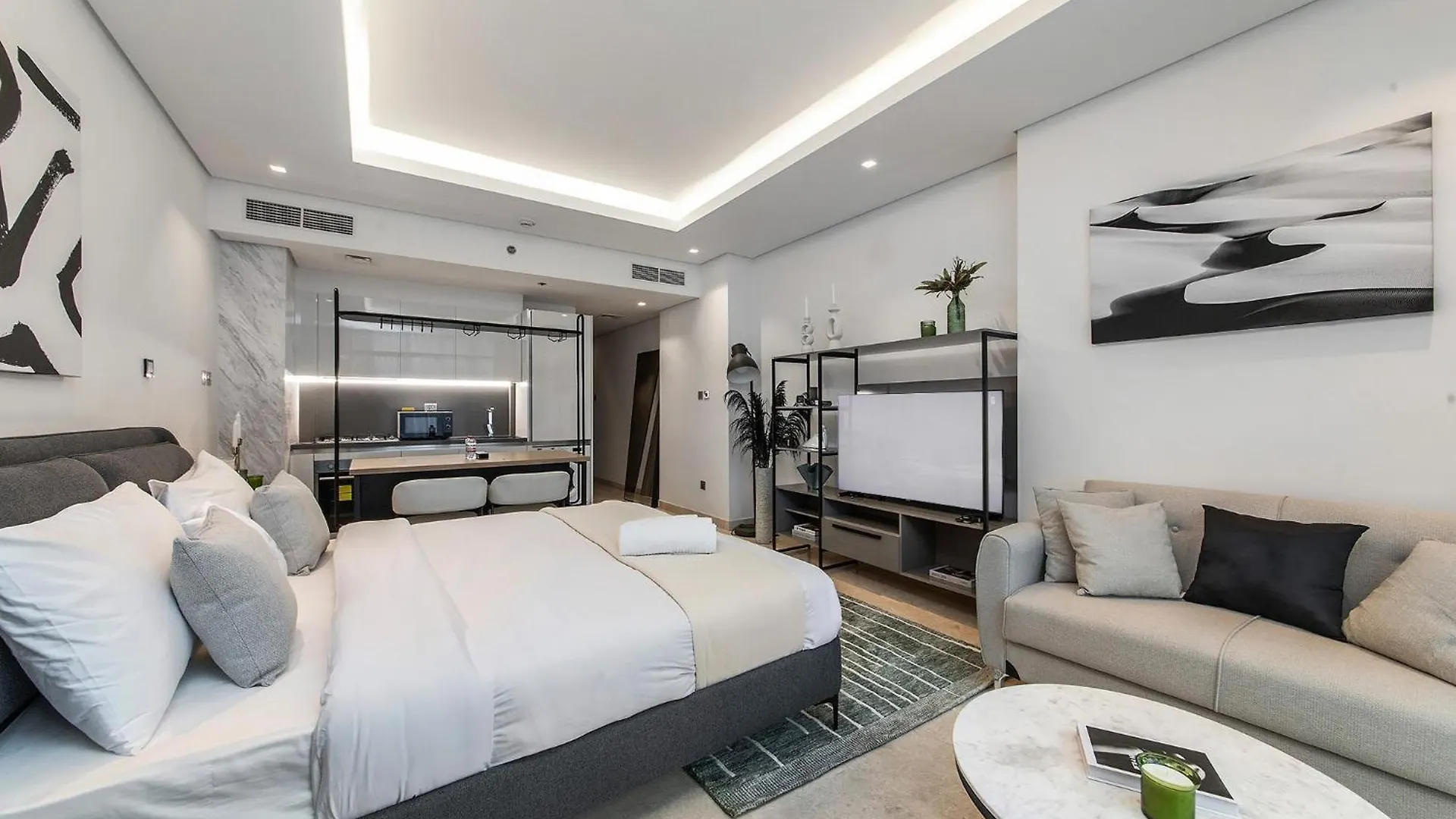 Apartment Downtown Studio Sterling West Dubai