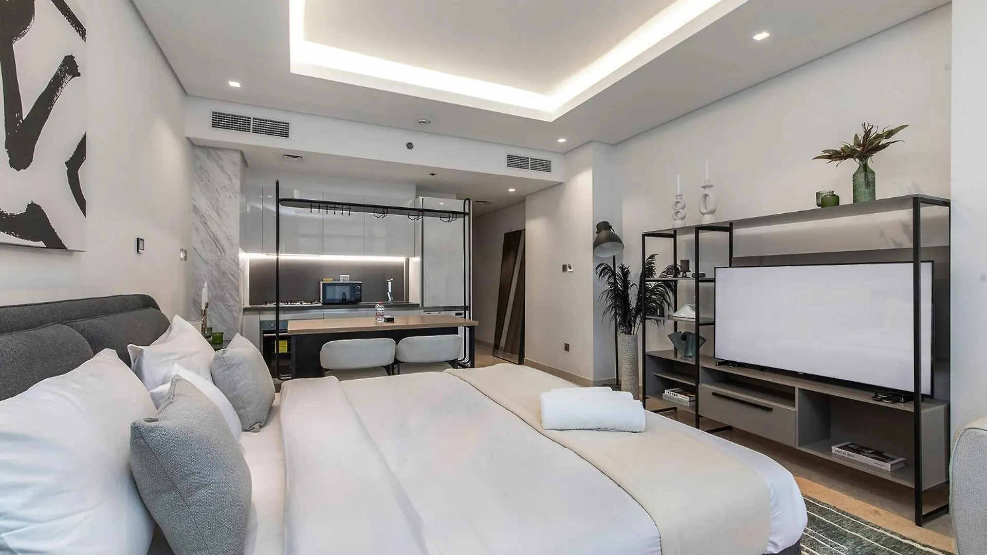 Apartment Downtown Studio Sterling West Dubai
